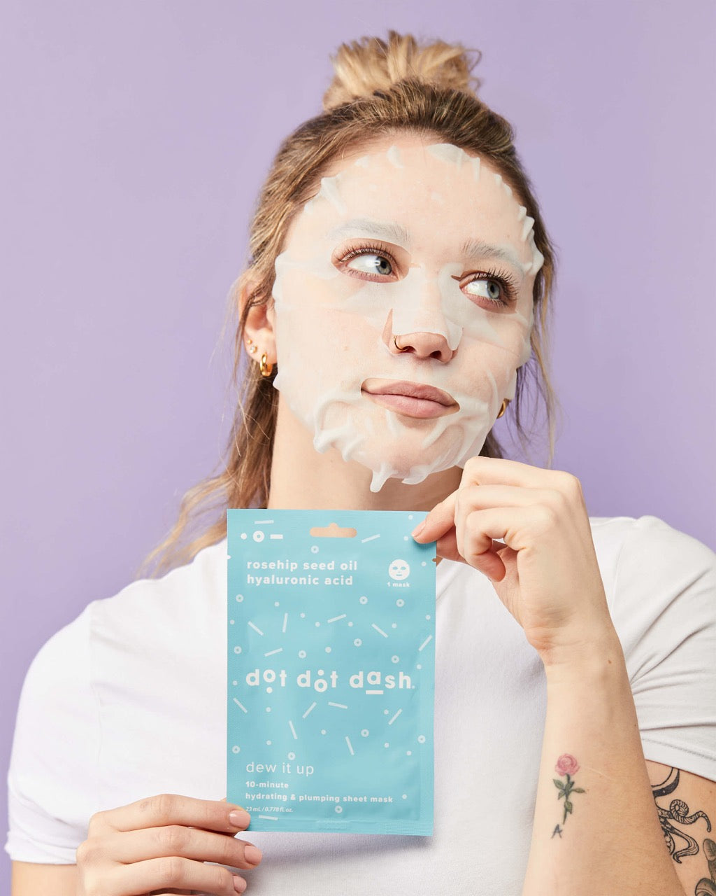 Dot Dot Dash Dew it Up Mask