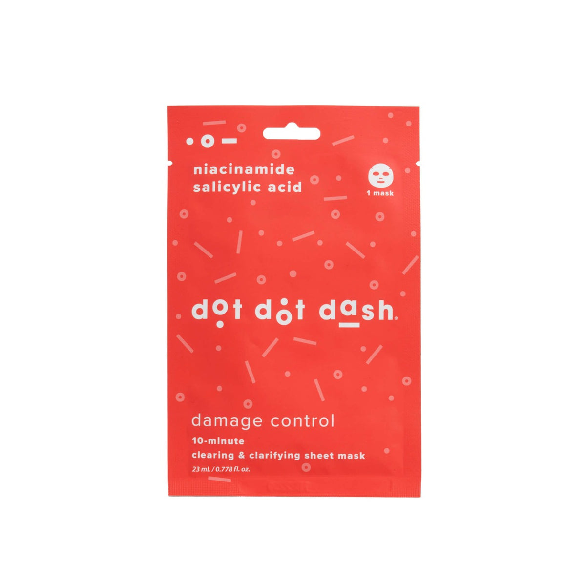 Dot Dot Dash Damage Control Mask