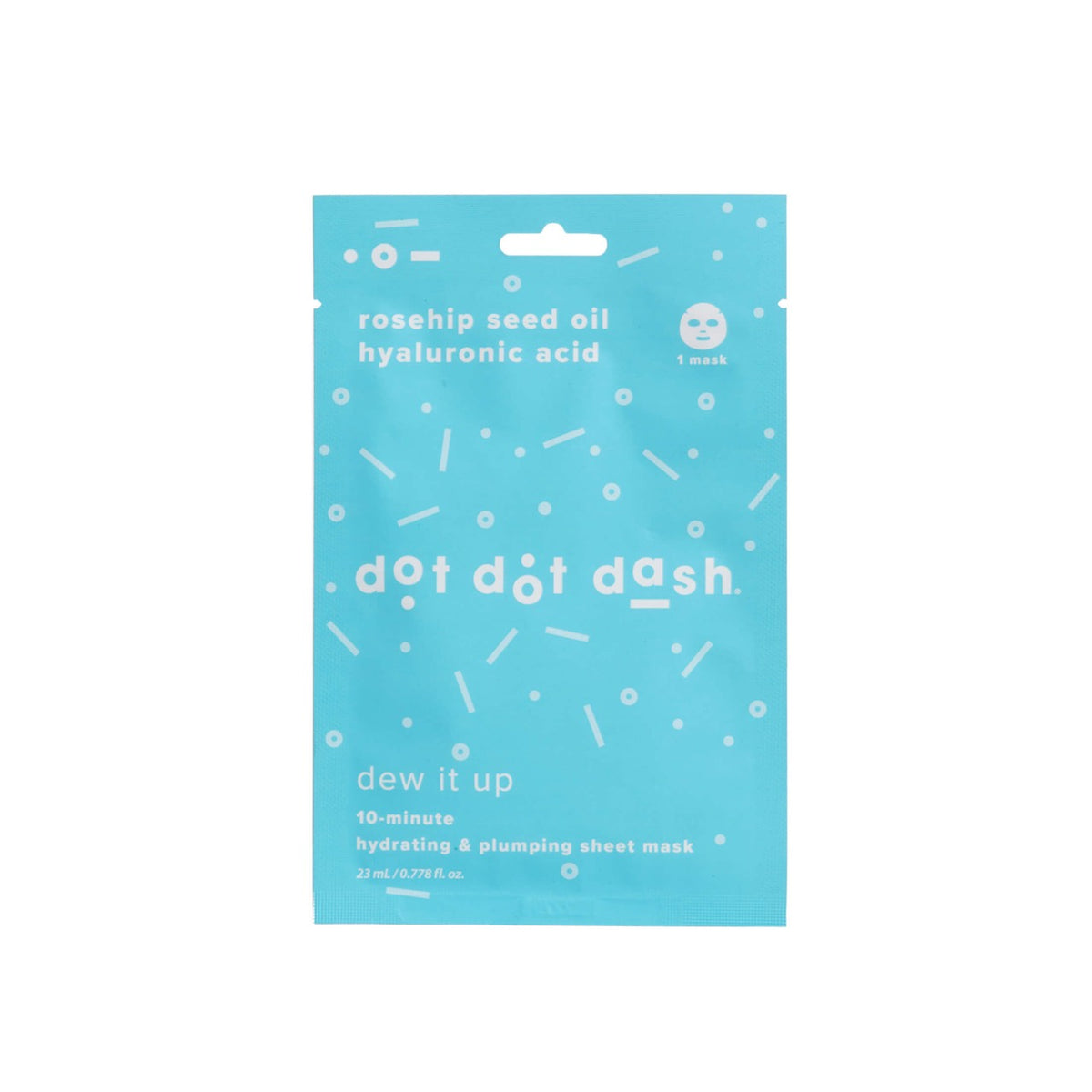 Dot Dot Dash Dew it Up Mask