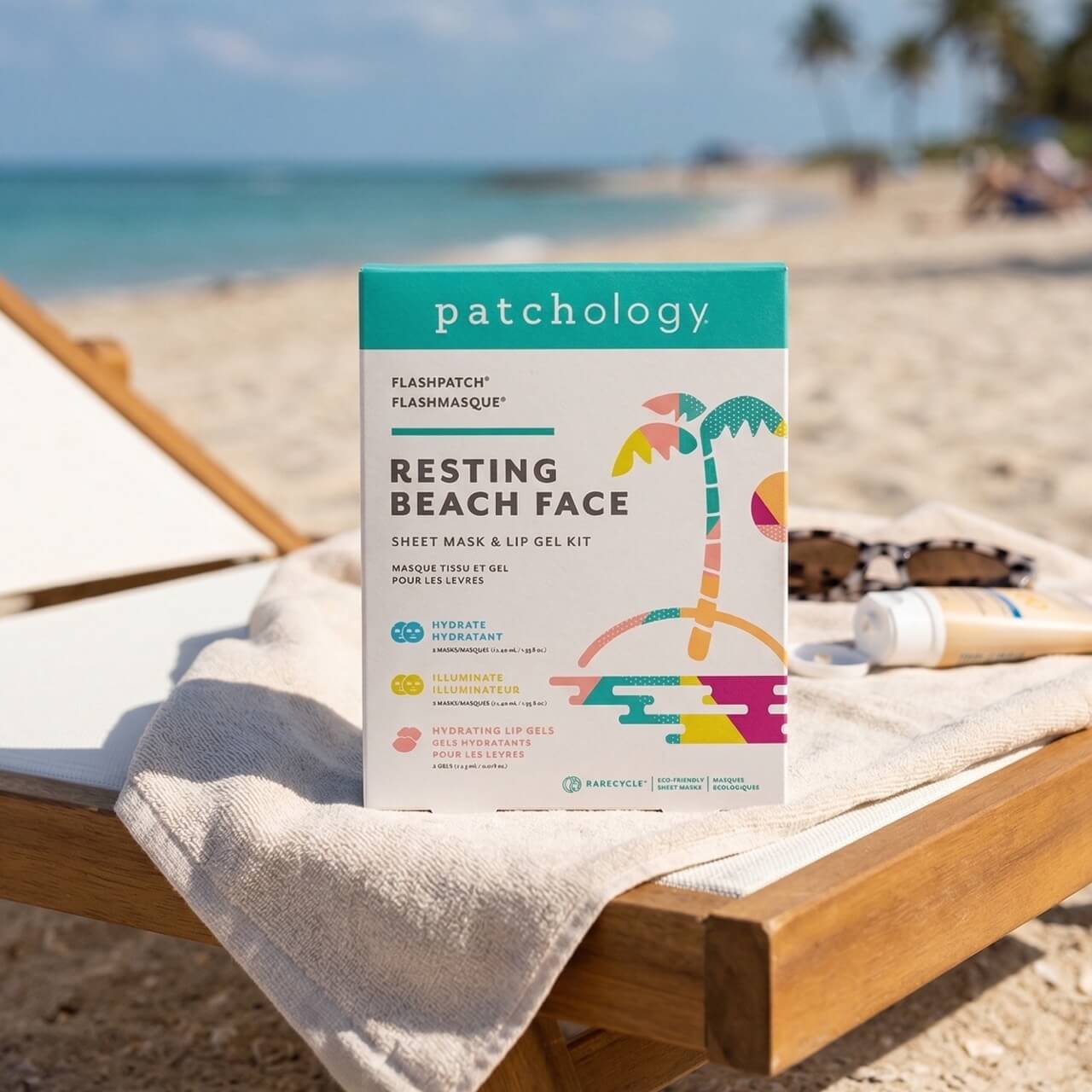 Trousse « Visage détendu en bord de mer »