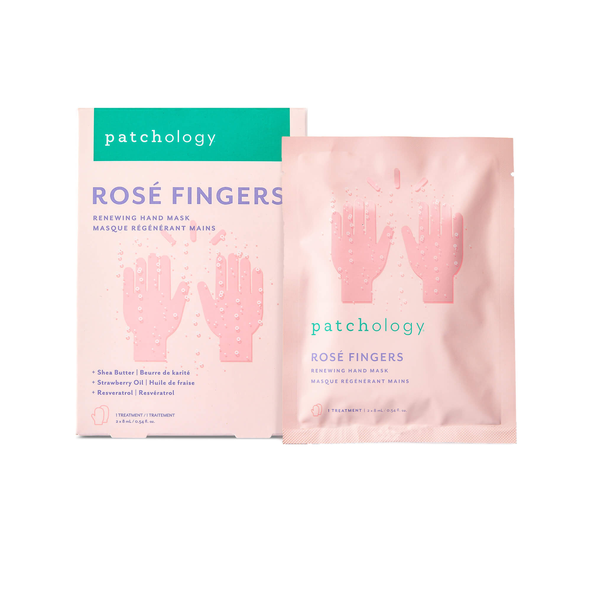 Masque Mains Rosé Fingers