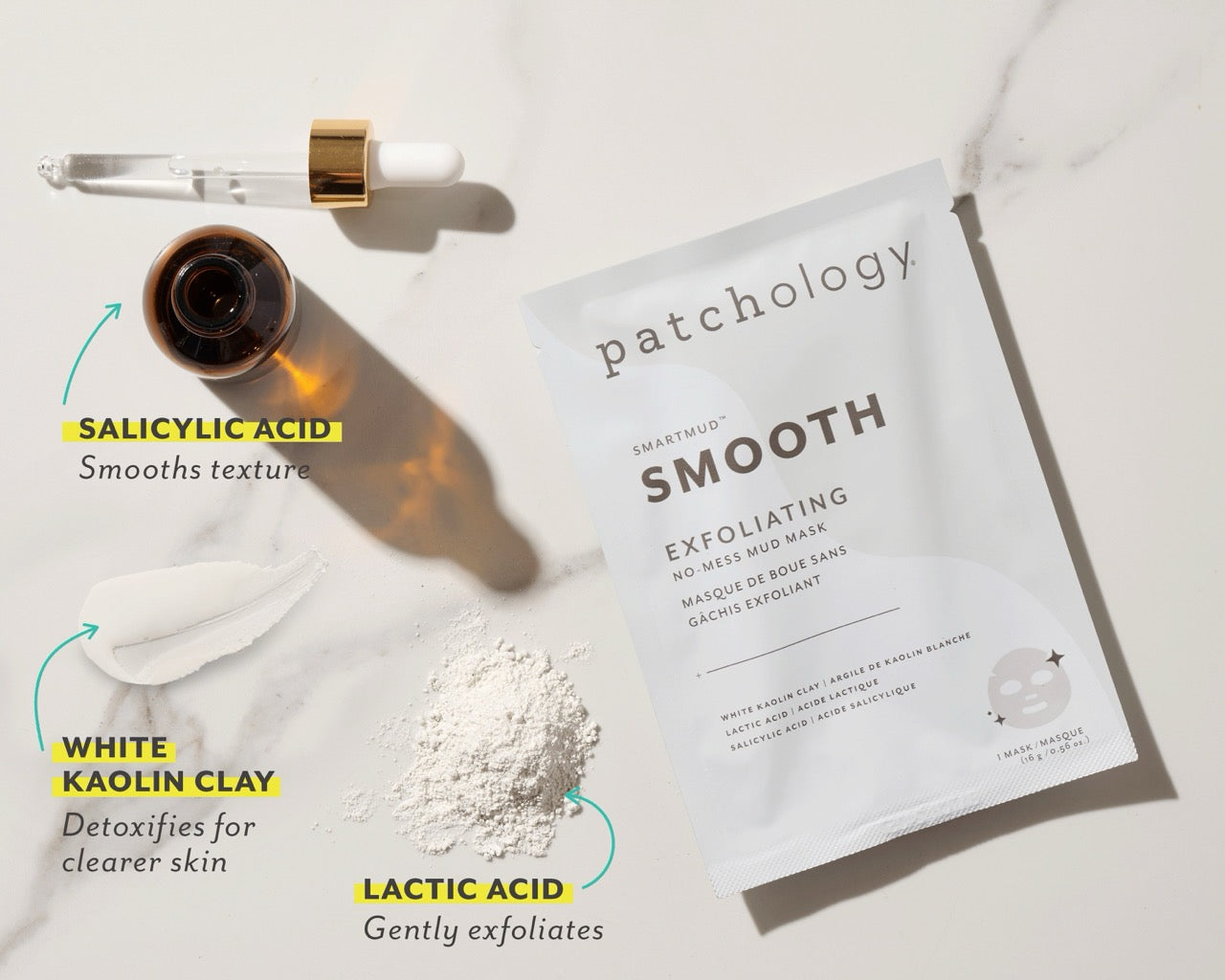 Duo de masques apaisants et lissants SmartMud