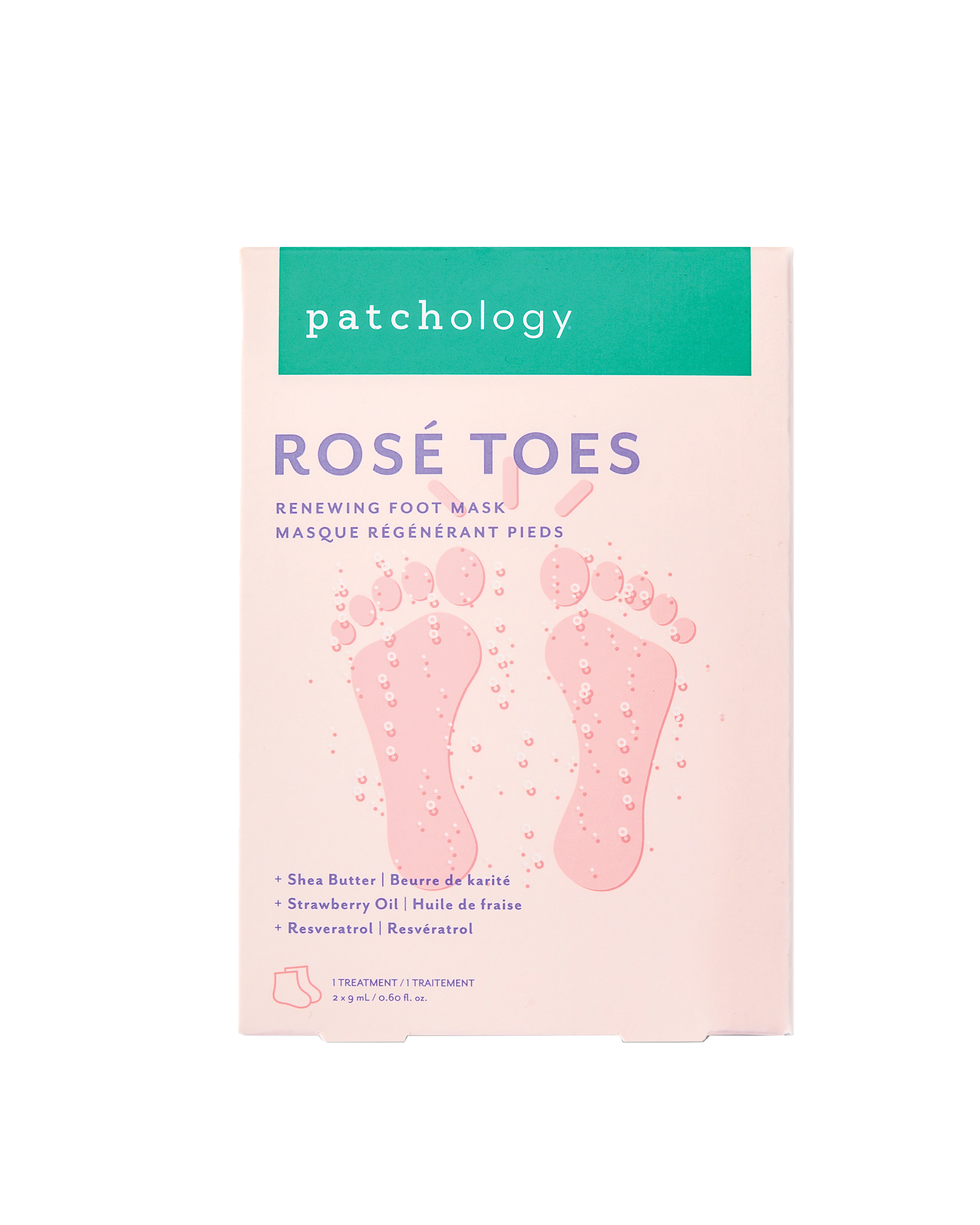 Masque Pieds Rosé Toes